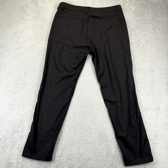Lululemon Commission Slim-Fit Wool Pants Dark Gray Mens Size 33x28 Office - Picture 5 of 7